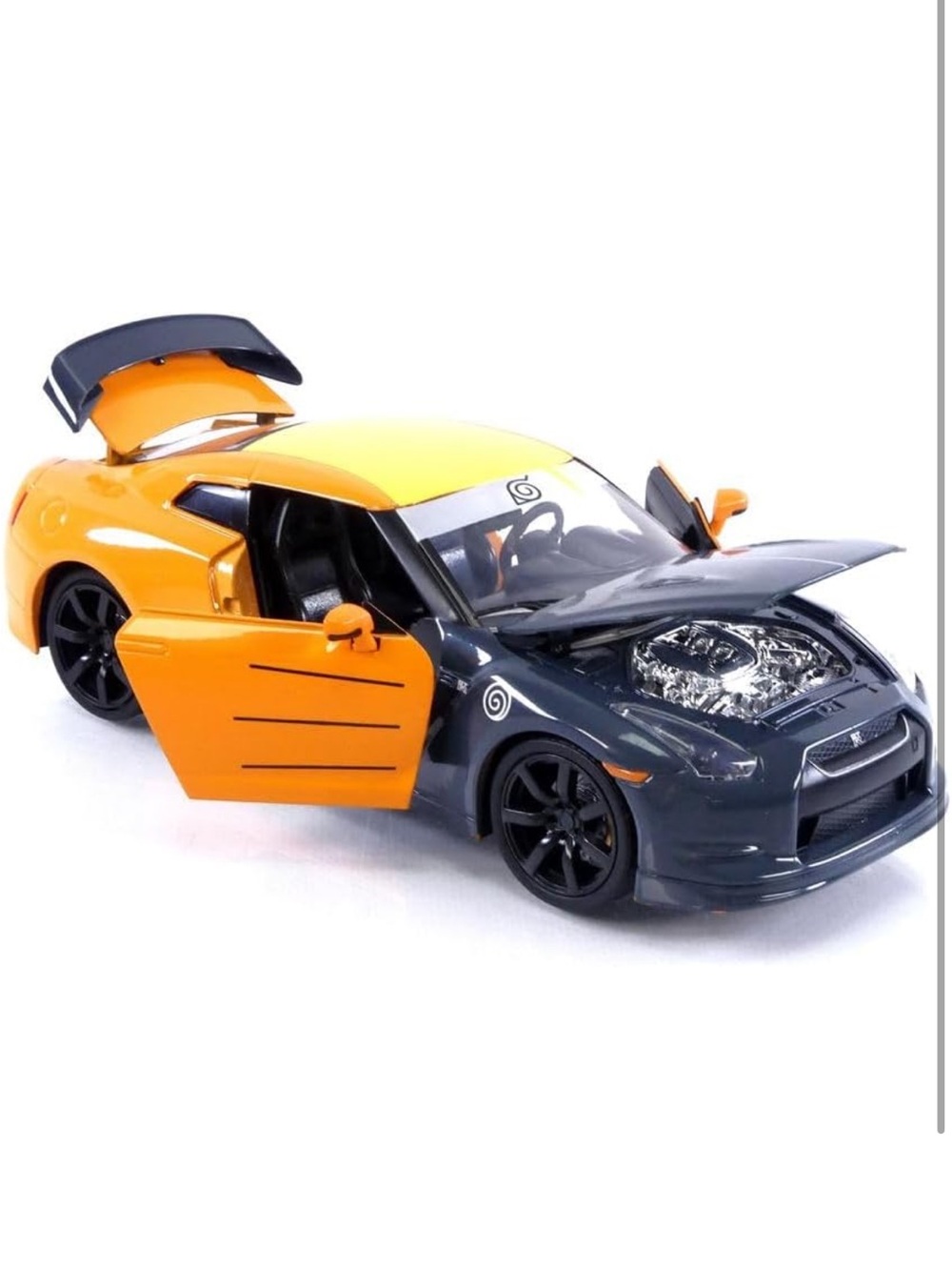 Naruto x 2009 Nissan GT-R (R35) Jada Die-Cast Collectible Car + Figure - Picture 2 of 11
